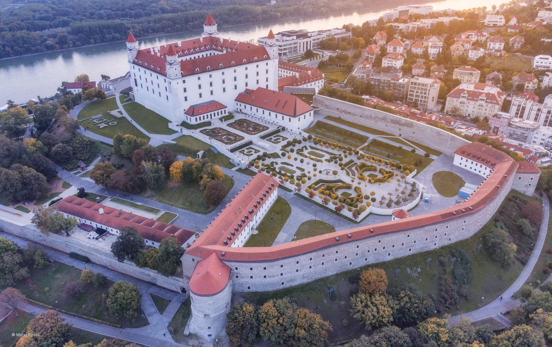 Ansicht der Burg in Bratislava